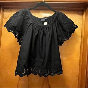 NWT Gap Eyelet Lace Cotton Top